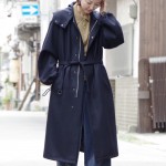 オーラリー、(auralee) LIGHT MELTON LONG HOODED COAT、アウター