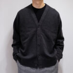 オーラリー、(AURALEE) FRENCH MERINO STONE WASHED KNIT CARDIGAN