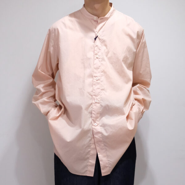 MAATEE & SONS) BAND COLLAR SMOKY_PINK｜VELISTA online store