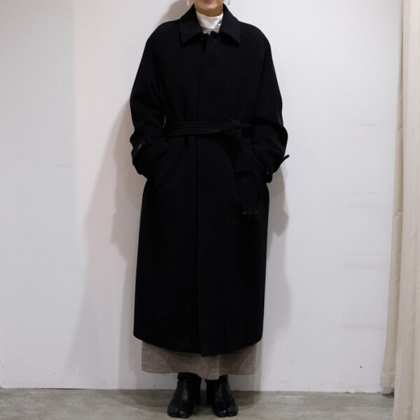 オーラリー、(auralee) CASHMERE WOOL MOSSER SOUTIEN COLLAR COAT