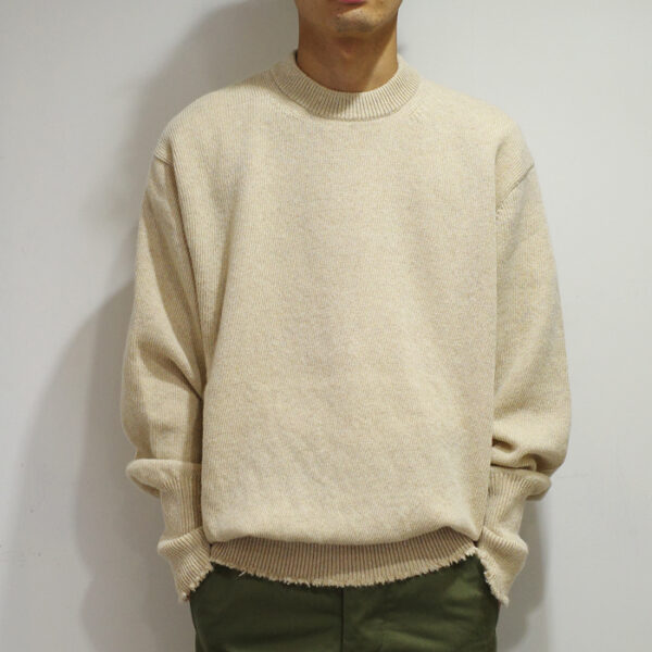 MAATEE & SONS) P/O SWEATER 二重ヒョットコ WHITEBEIGE｜VELISTA ...