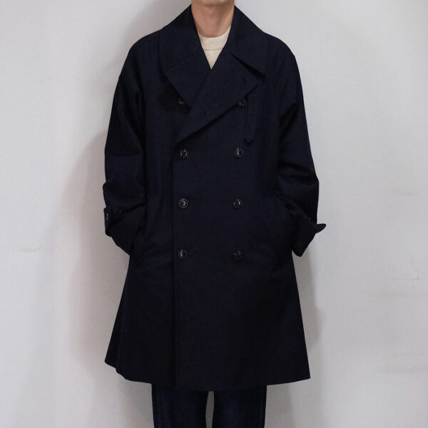 MAATEE & SONS) W BRESTED COAT NAVY｜VELISTA online store