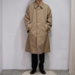 KINLOCH ANDERSON) SINGLE SLEEVE REVERSIBLE COAT BEIGE_BLACKWATCH