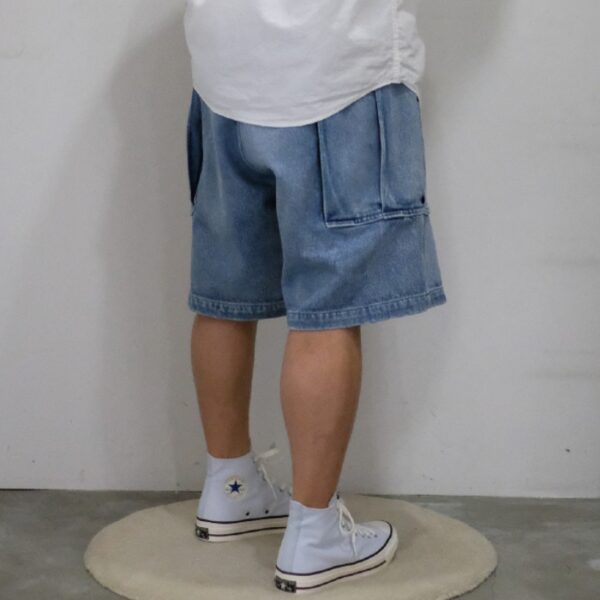 へリル、(HERILL) HL DENIM CARGOSHORTS、ボトムス ショーツ、bottoms