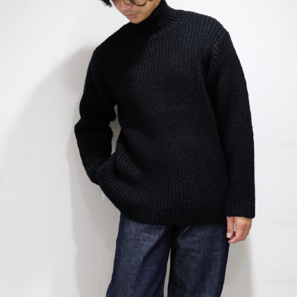 WOOL BABY CAMEL BRUSHED YARN KNIT TURTLE ニット | mediacenter