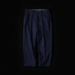 NICENESS｜SHORTER / ショーター (カラードスラックス) NAVY｜VELISTA