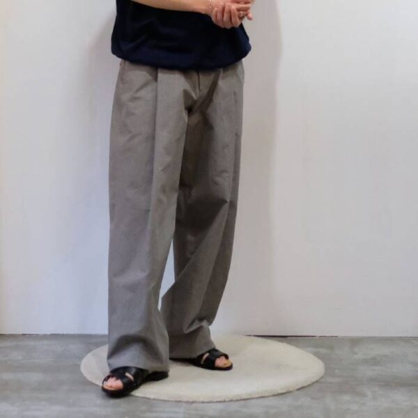 MAATEE&SONS｜俺のGUNPAN MILITARY SLACKS GLENCHECK｜VELISTA online 