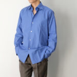 MAATEE&SONS) ALMO BROAD / LIAN BLUEハケ目｜VELISTA online store