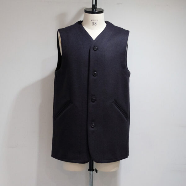 ts(s)) LONG VEST NAVY｜VELISTA online store