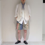 NICENESS CALEB ( リバーシブルベスト ) NICENESS｜CALEB / カレブ ( リバーシブルコインベスト ) LIGHT BEIGE