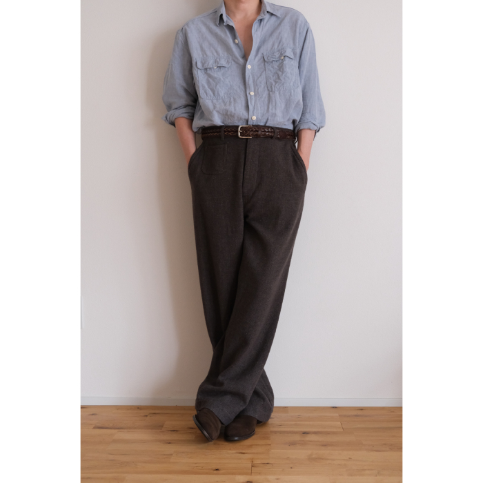 へリル(HERILL) PASKALTWEED WORKPANTS