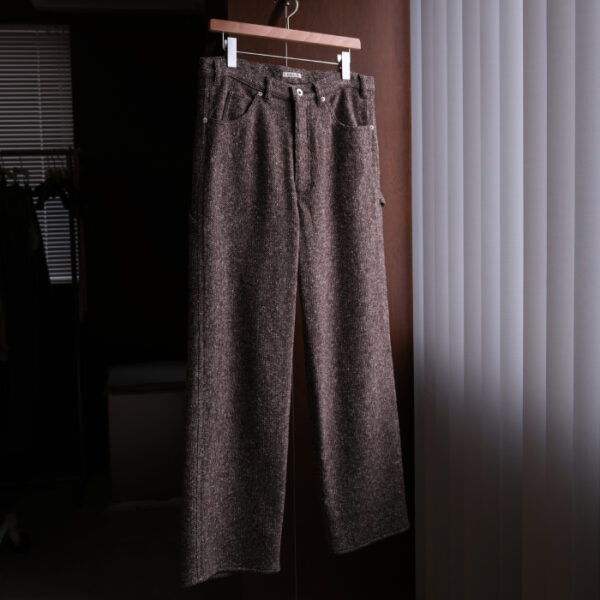 オーラリー(AURALEE) HOMESPUN TWEED PAINTER PANTS