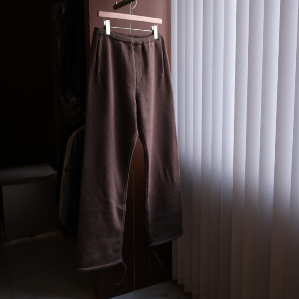 オーラリー(AURALEE) SUPER FINE WOOL KNIT PANTS