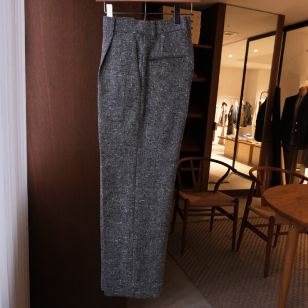 オーラリー(auralee) HOMESPUN TWEED ONE-TUCK SLACKS