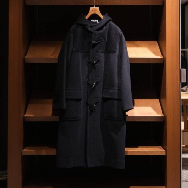 オーラリー(auralee) WOOL HERRINGBONE DUFFLE COAT