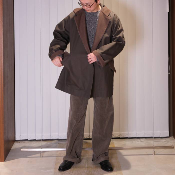 ポステレガント(POSTELEGANT) COTTON OX HOODED SHORT COAT