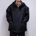 オーラリー、(AURALEE) BLUEFACED WOOL DOUBLE CLOTH ZIP