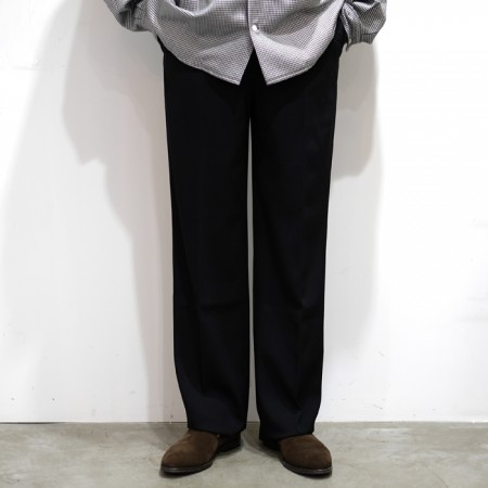オーラリー、(AURALEE) WOOL MAX GABARDINE SLACKS、ボトムス 