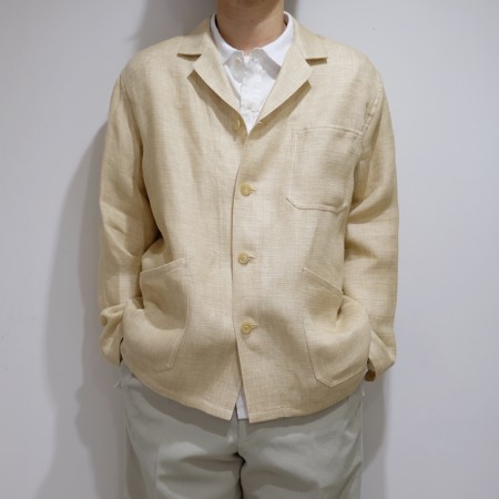 オーラリー、(AURALEE) LINEN DOUBLE FACE BLOUZON、アザーブルゾン