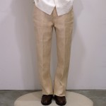 オーラリー、(AURALEE) LINEN DOUBLE FACE 5P PANTS、ボトムスアザー