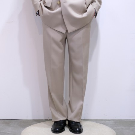 オーラリー、(AURALEE) WOOL KID MOHAIR KERSEY SLACKS、ボトムス