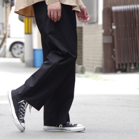 auralee HIGH COUNT CLOTH WIDE PANTS