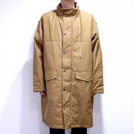 オーラリー、(AURALEE) FINX NYLON OX BATTING HOODED COAT、アウター