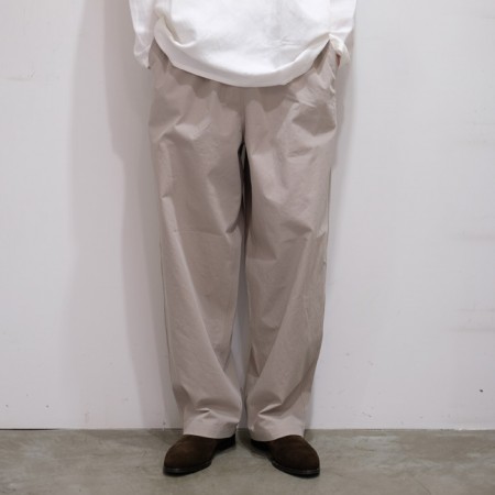 HOLK｜KANG FU PANTS BEIGE｜VELISTA online store