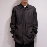 MAATEE & SONS) WORK SHIRTS 硫化BLACK｜VELISTA online store