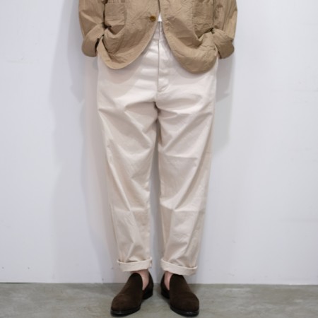 ヤエカ Yaeca Chino Cloth Pants Wide Tapered ボトムスパンツ パンツ スラックス デニム チノ トラウザー Bottoms Pants 商品詳細 22aw 新作 Velistaは大阪のメンズ レディースファッションブランドの正規取扱店舗 公式通販サイト 東京