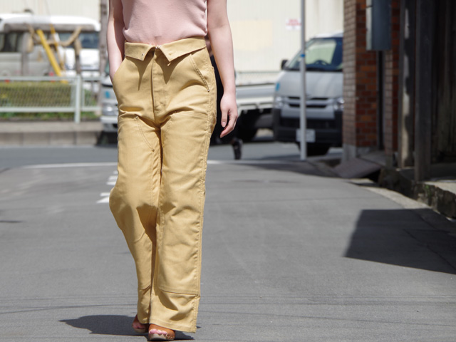 オープニング 大放出セール auralee cotton oiled canvas pants