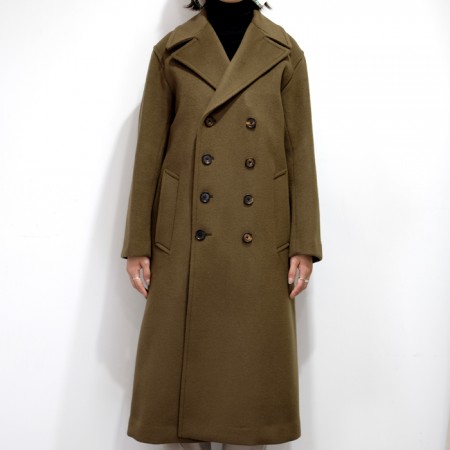 オーラリー、(auralee) BEAVER MELTON LONG P-COAT、アウターコート