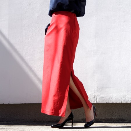 AURALEE / Washed Finx Twill Slit Skirt tautaslabklajibai.lv