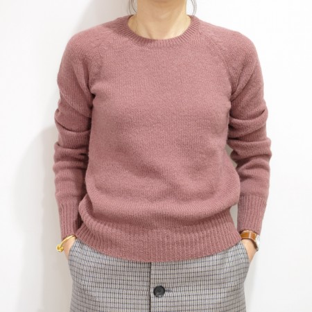オーラリー、(auralee) PURE SHETLAND WOOL KNIT P/O、トップス ニット 